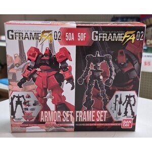 Bandai Mobile Suit Gundam G Frame FA 02 50A/50F Set